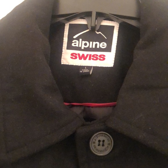 Wool 3/4 Length lined Coat - Picture 2 of 4